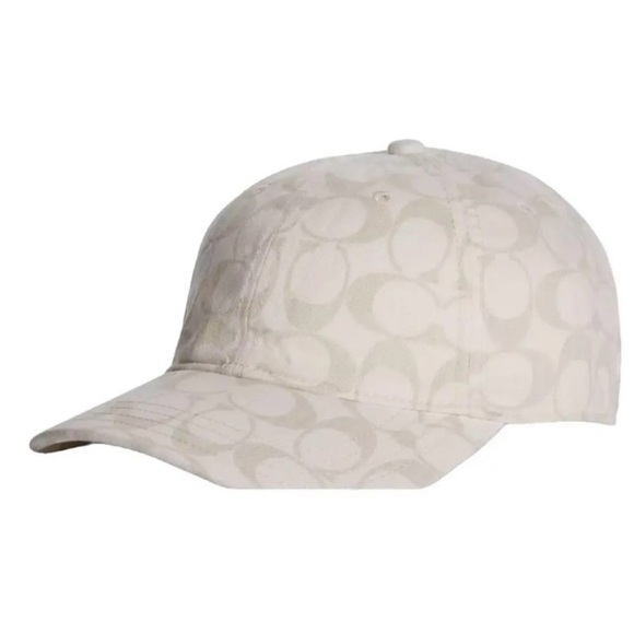Coach Cream Signature Cap main image 3